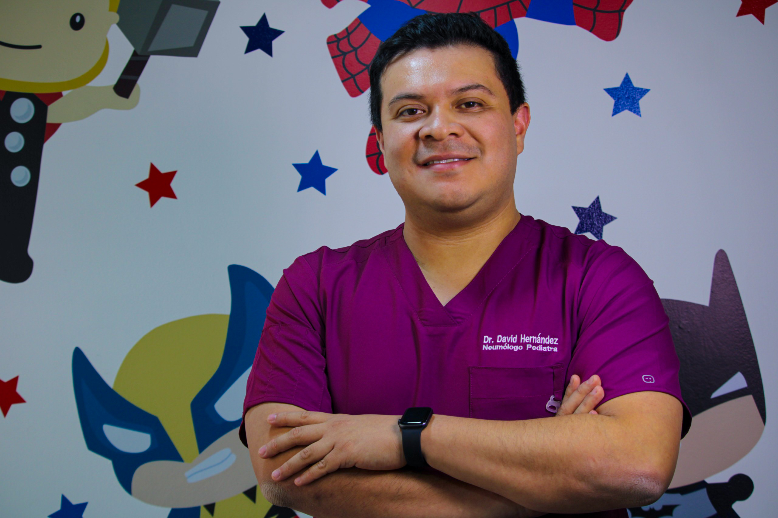 Dr. David Hernández, Neumólogo Pediatra